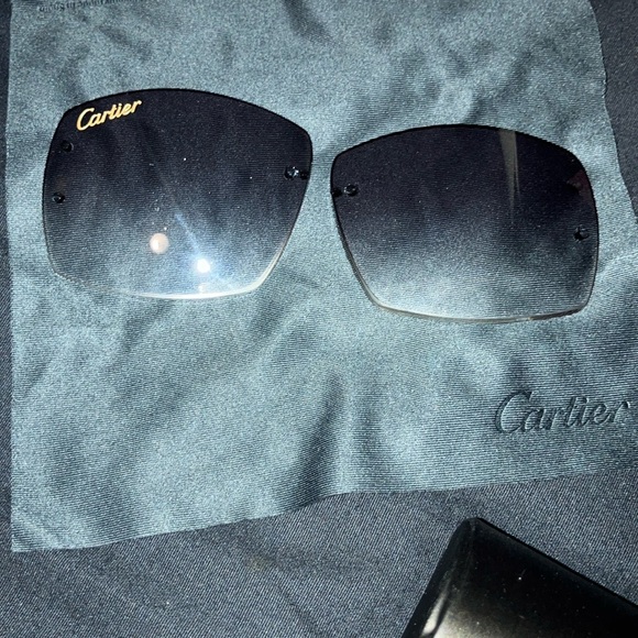 Cartier Gold and Brown Women\'s Sunglasses